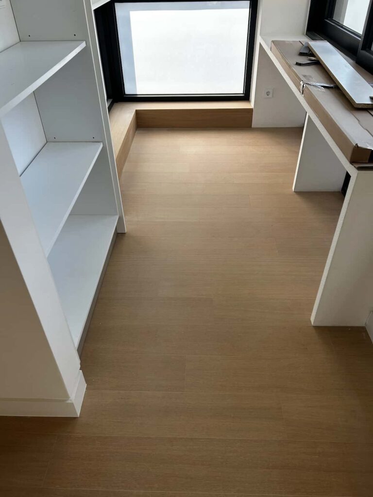 Τοποθέτηση ξύλινου δαπέδου