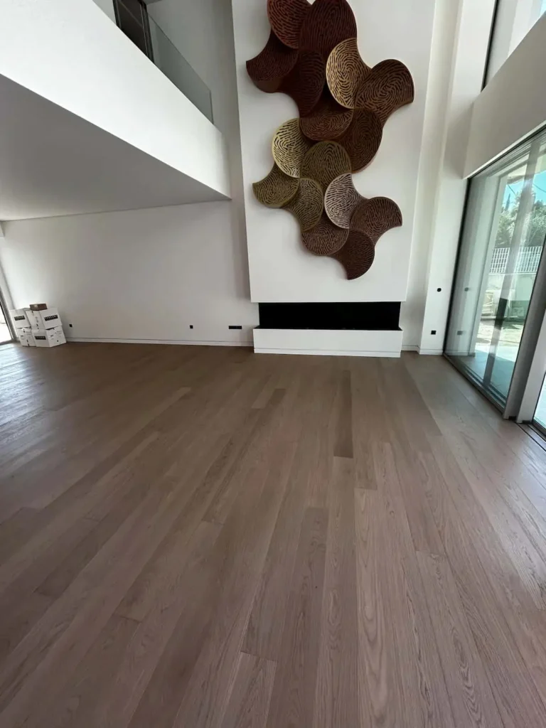 Τοποθέτηση νέου ξύλινου δαπέδου